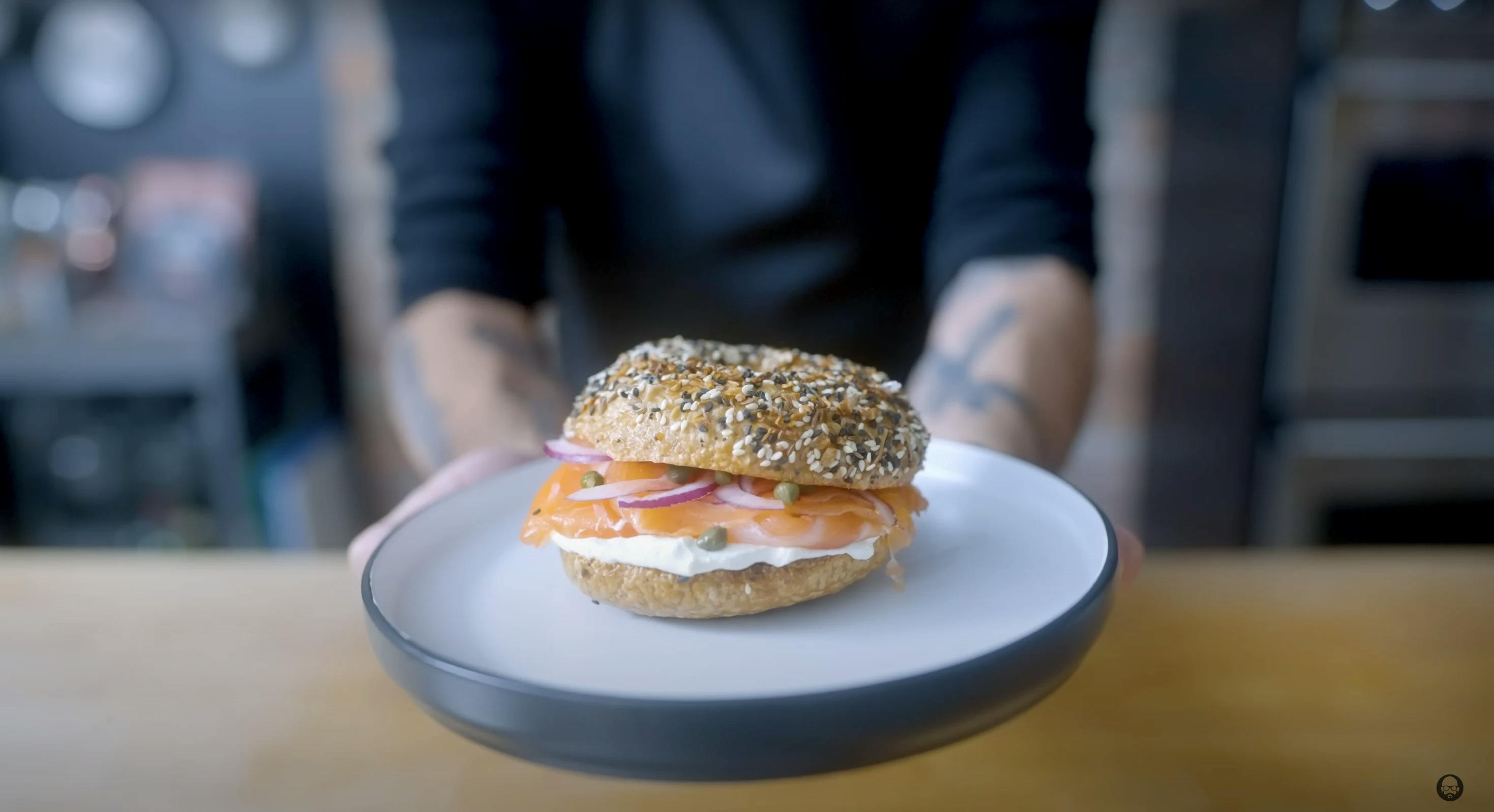 Everything Bagel with Lox Inspired By Mr. & Mrs. Smith