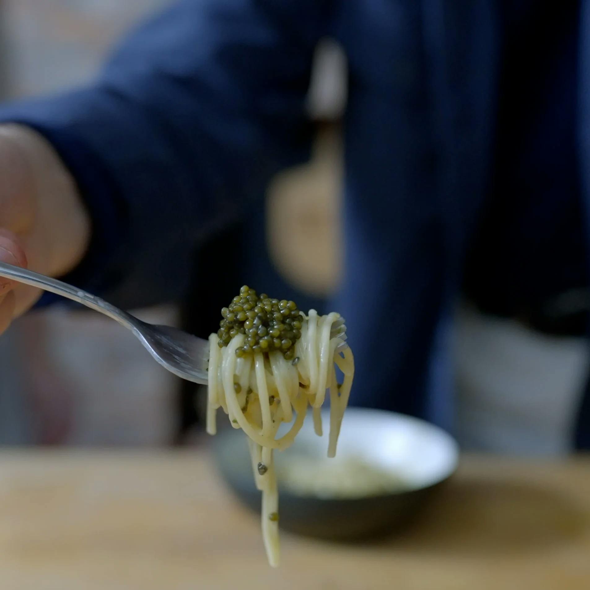 Leftover Caviar Pasta