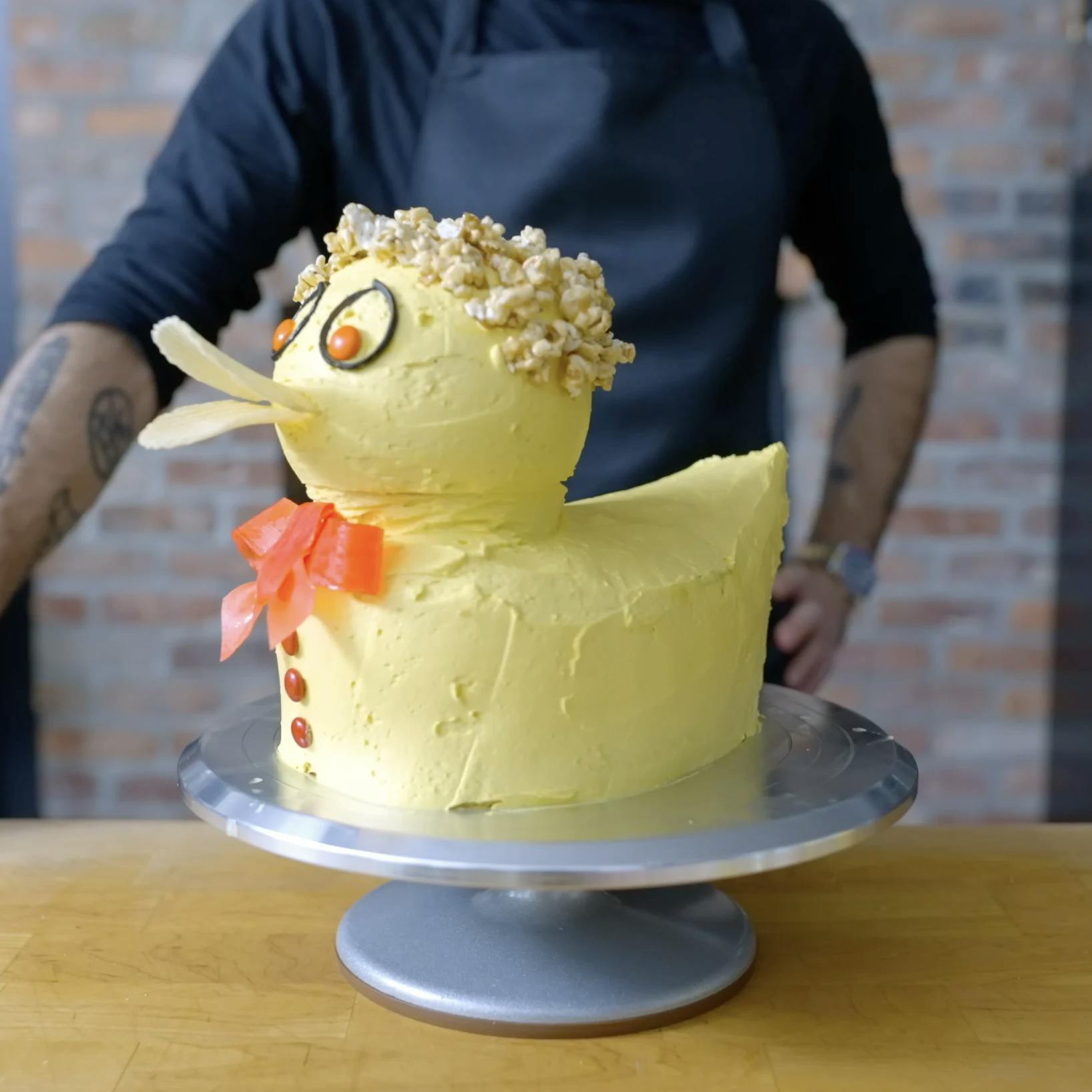 Duck Cake Inspired by Bluey