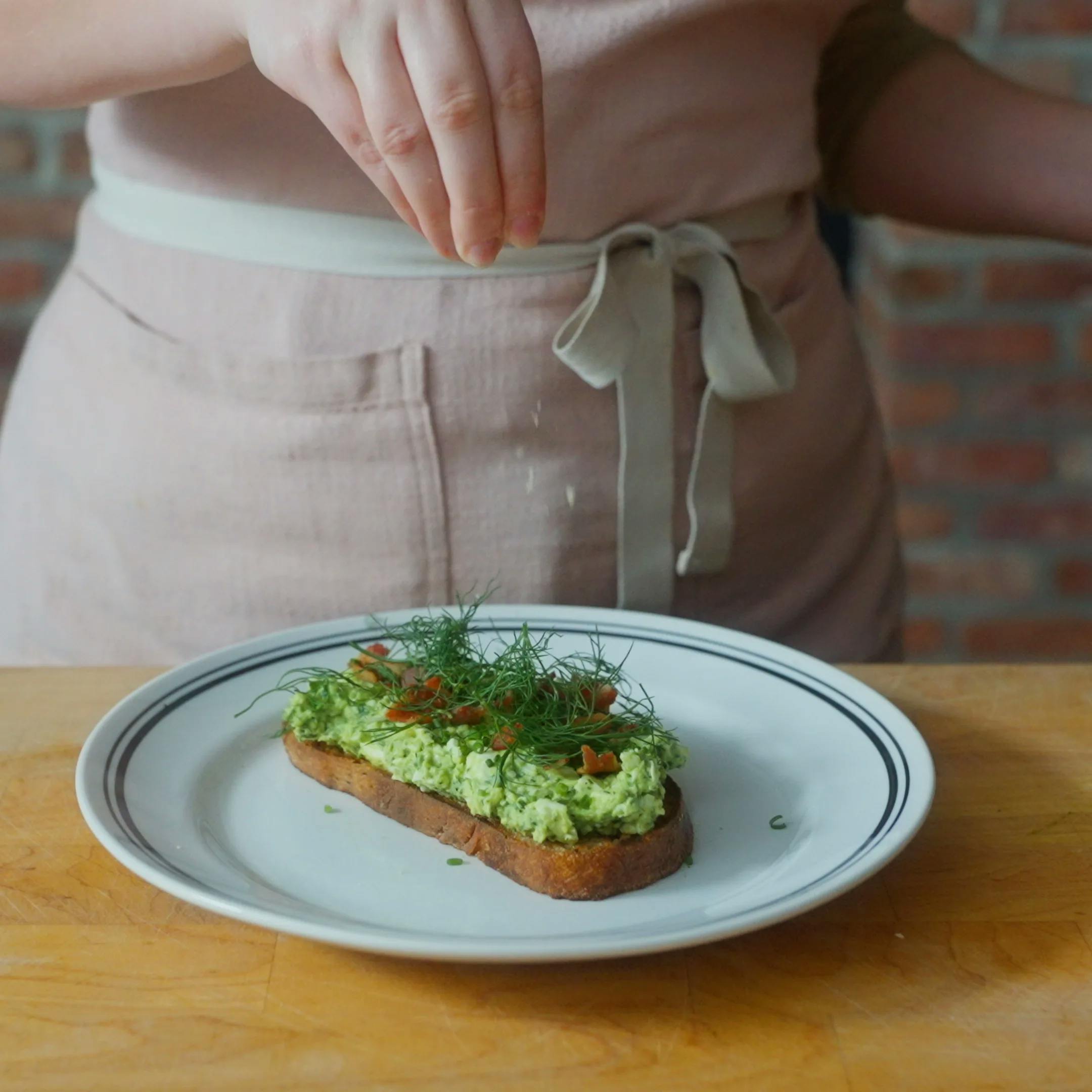 Green Goddess Egg Salad