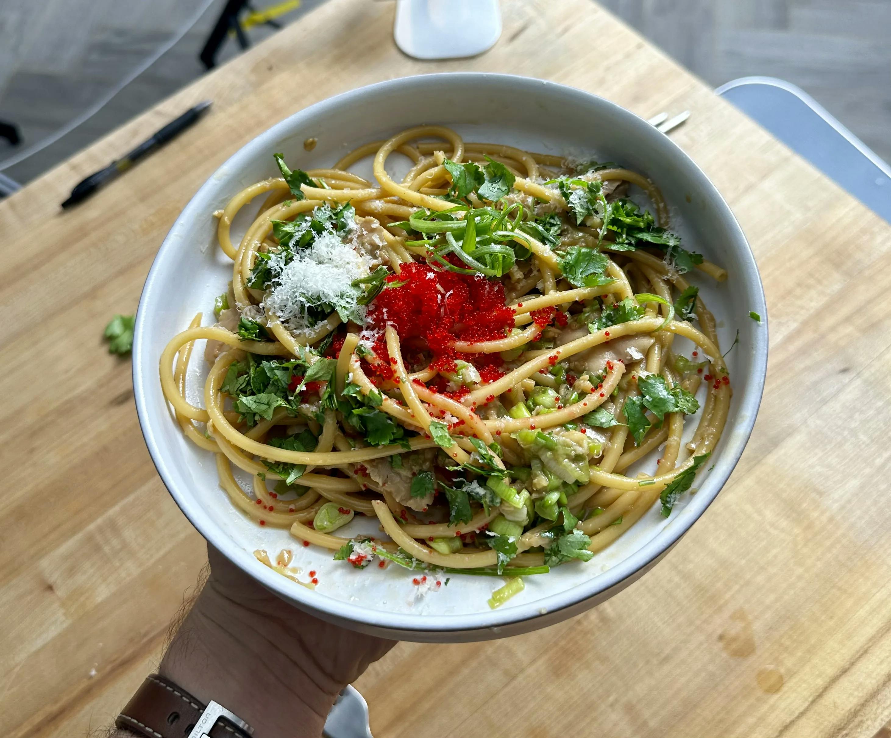 SF-Style Vietnamese Spaghetti with Clams