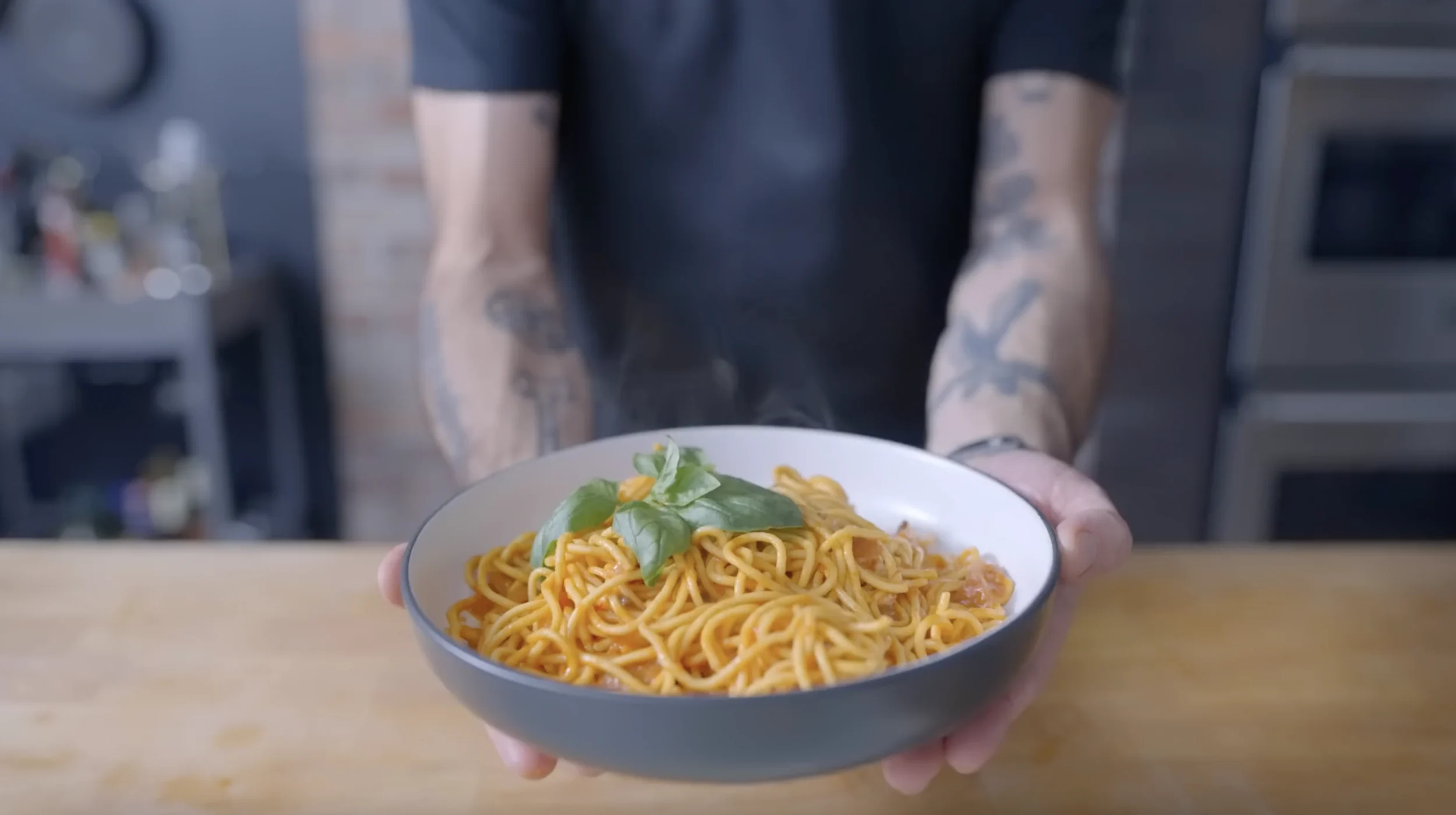 Picture for Spaghetti all'Amatriciana inspired by Eat Pray Love